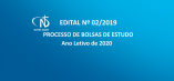 EDITAL Nº 02/2019 - PROCESSO DE BOLSAS DE ESTUDO - Ano Letivo de 2020